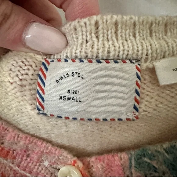 Floral Button Up Sweater - Picture 3 of 8